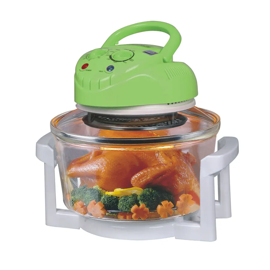 220V 1200W 12L Halogen Oven Cooker Toaster Convection Countertop Infrared Visual Tabletop Oven Halogen Oven