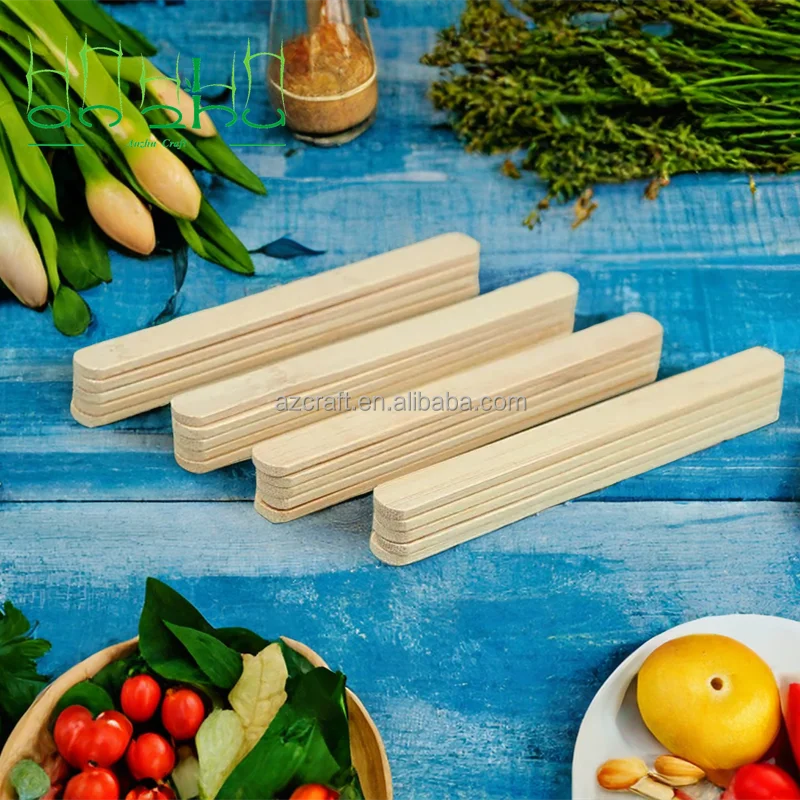 Оптовая Продажа Одноразовые экологически чистые деревянные палочки для мороженого с индивидуальным логотипом