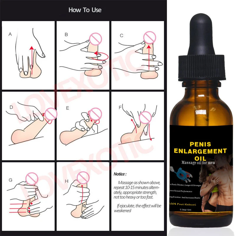 Men Growth Increase Enlarge Oil Men Energy Essential Oil Sex Delay Boost Strength Enlarge Oil XXL