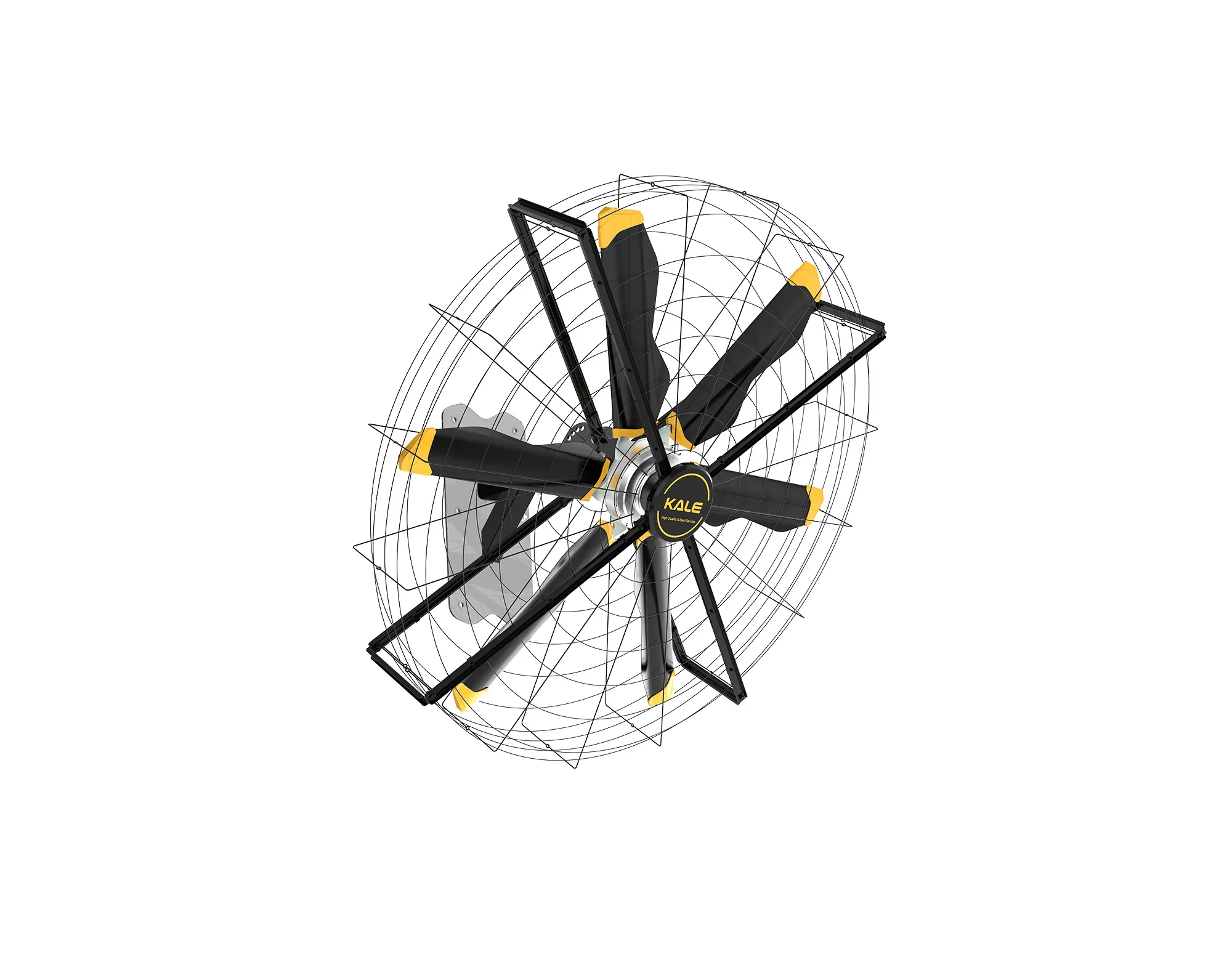 Factory Price 2m Diameter Big Size Industrial HVLS Wall Mount Fan