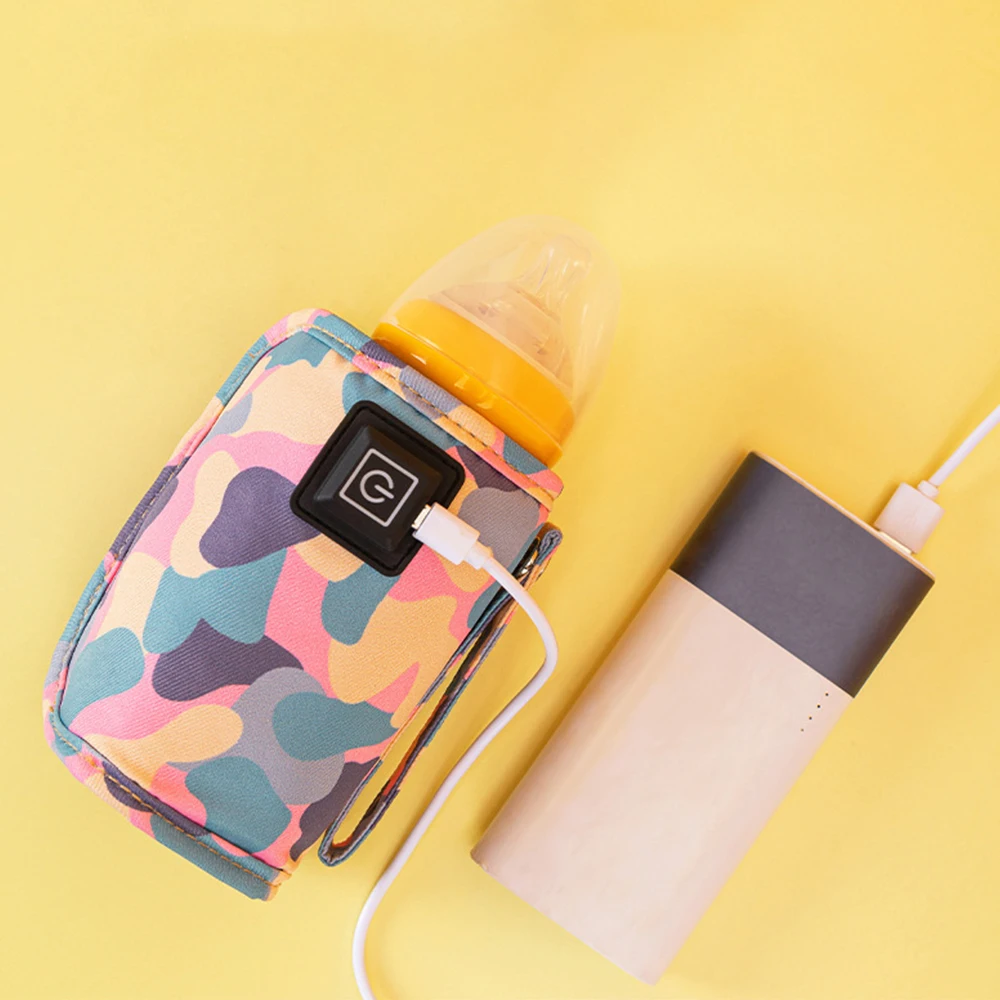 Universal Outdoor USB Milk Bottle Thermal Insulation Sleeve Winter Heating Milk Warmers