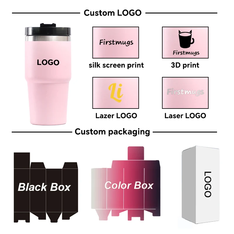 hot stocked Multi Colors 20/30 oz Adventure Travel Mug Stainless Steel Tumbler Mugs Tumbler with Straw