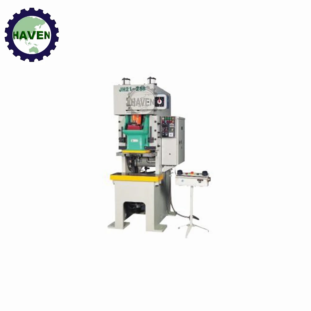 Серия JH21 открытый фронтальный фиксированный кровати пресс с гидравлической защитой от перегрузки силовой пресс и штамповочный станок YANGLI