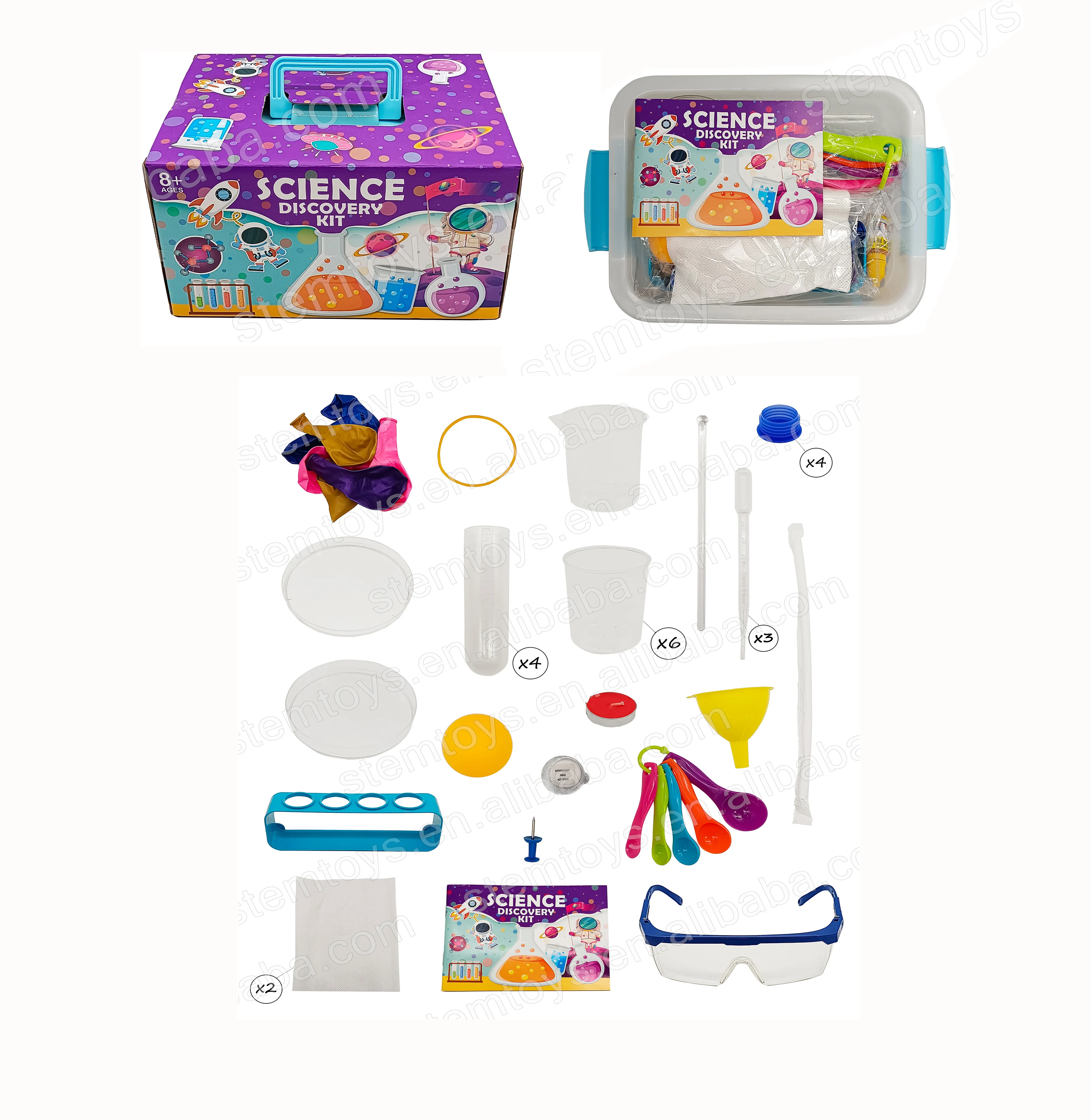 Science lab 30 chemistry experiments Stem educational toys for school kids super grow future thinking