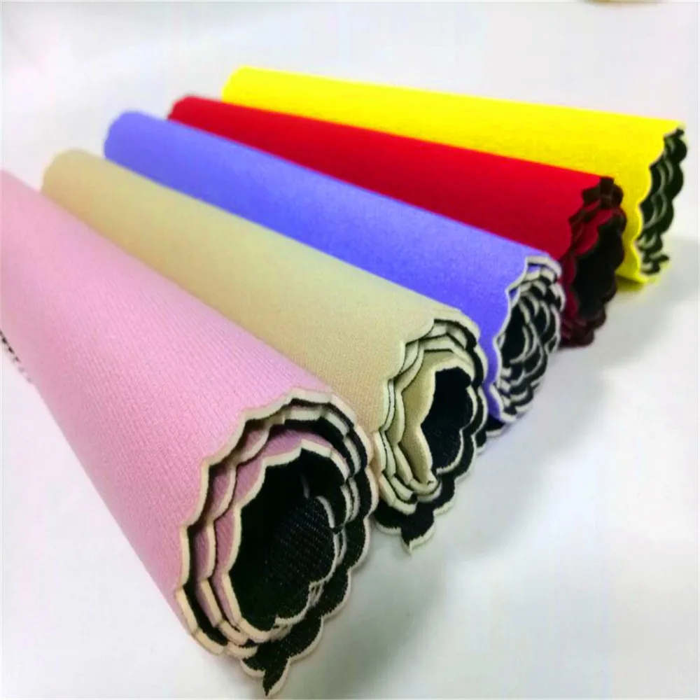 Jianbo Free Sample wholesale Factory 2MM 3MM Polyester Laminated with SBR rubeer sheet 3 layers Neoprene Fabric For Bag