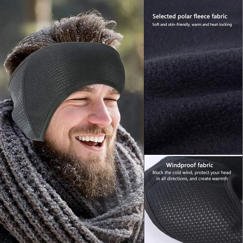 Wholesale Ski Motorcycle Unisex Windproof Logo Running Headband Sport Winter Ear Warmer Headband Custom for Women  for Cold