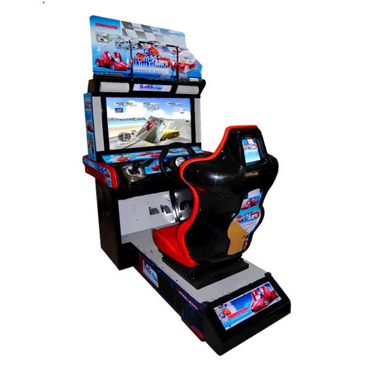 Threeplus Hot Sale Cheap Price Coin Operated Video Driving Outrun Simulator Arcade Racing Car Game Machine