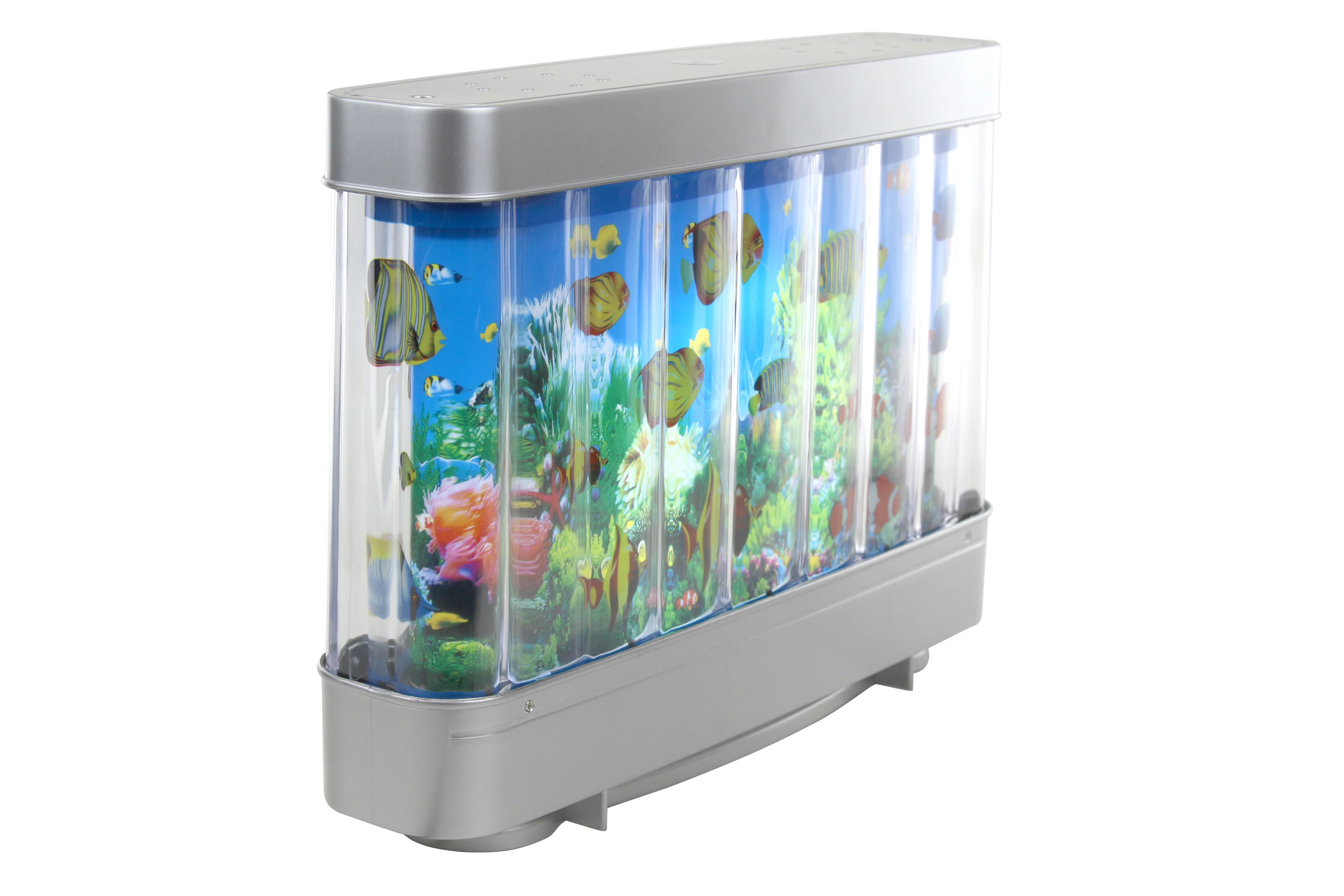 3D Discovery Kids Marine LED Lamp Rotating Ocean Aquarium Picture Motion Moving Lamp Night Light Tropical Fantasy
