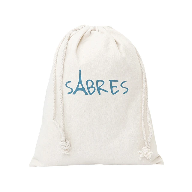 
Custom Printed Color 100% Organic Calico Canvas Linen Mini Gift Jewelry Drawstring Cotton Bag Small Pouch 
