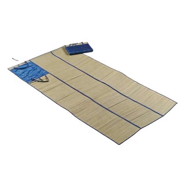 66115# 180x90cm Three Folding Rice Straw Mat