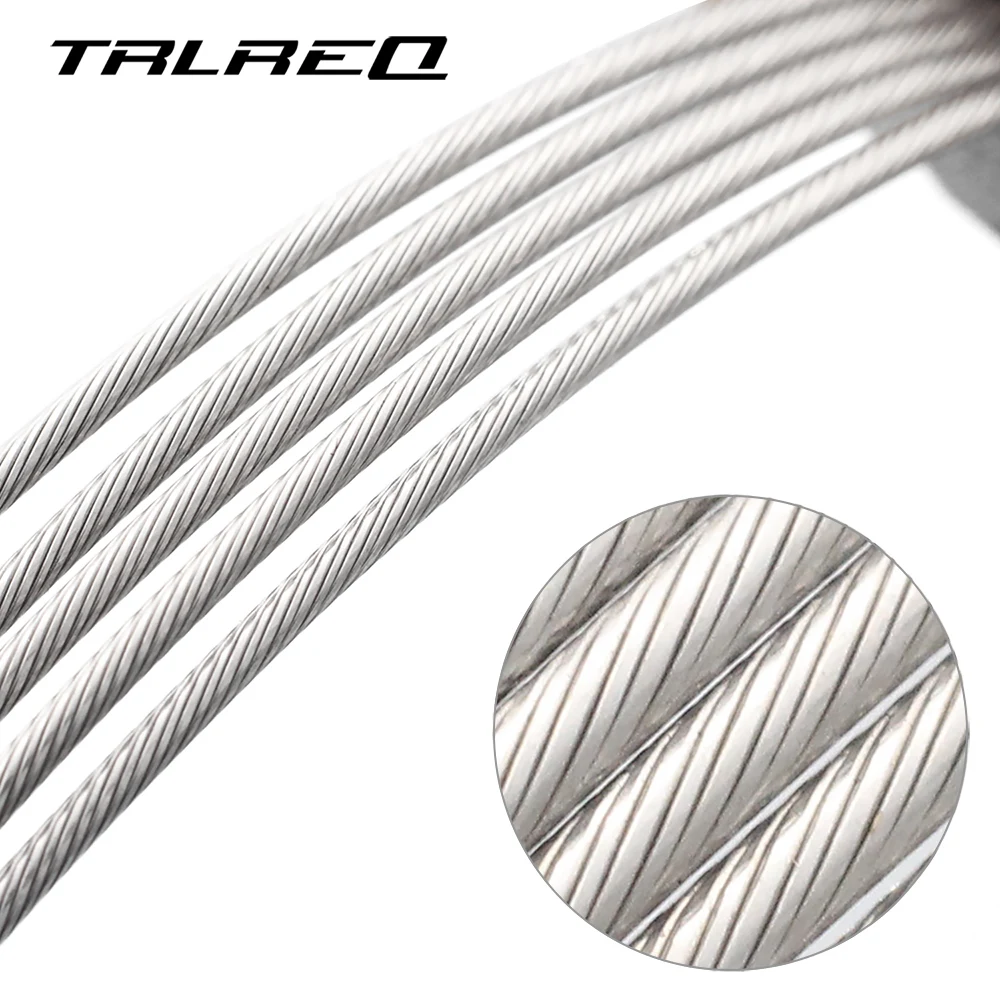 TRLREQ Polished Slick Stainless Steel Inner Wire of MTB Road Folding Bike Shift Derailleur Gear and Brake Line 1pcs in 1box
