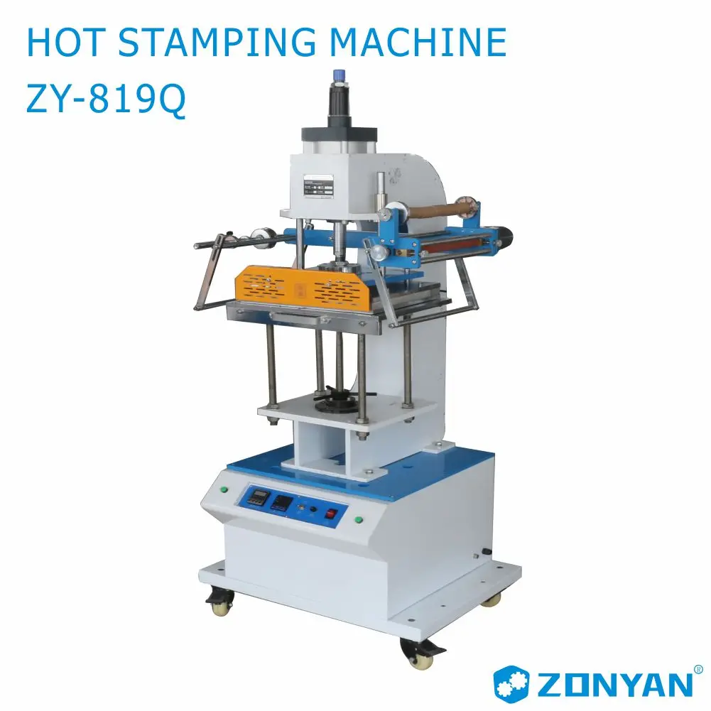 Hot Foil Stamping Machine Motor New Product 2020 Heat Press Machine Provided 220V CE Certificate Letterpress Automatic ZY-819M2