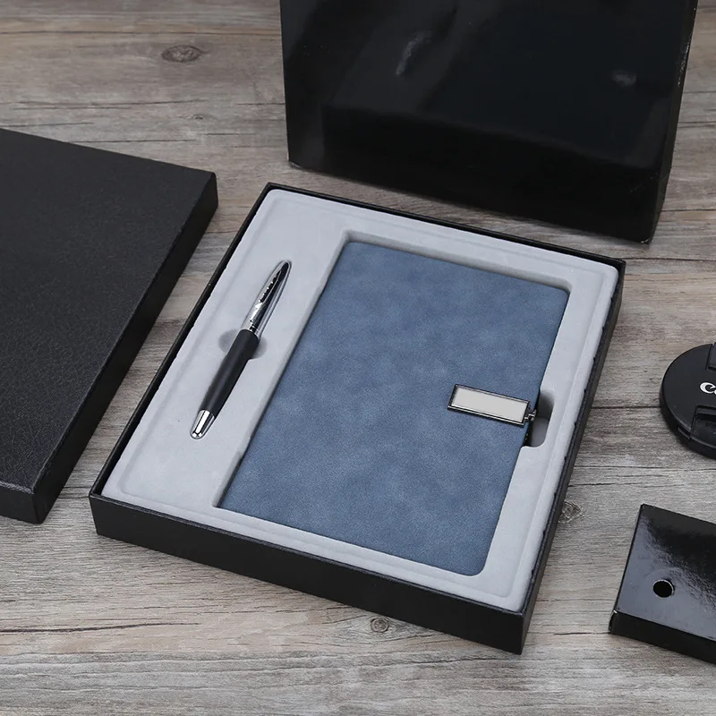 new product ideas 2021 wholesale stationary set daily planner business gift planner leather notebook set