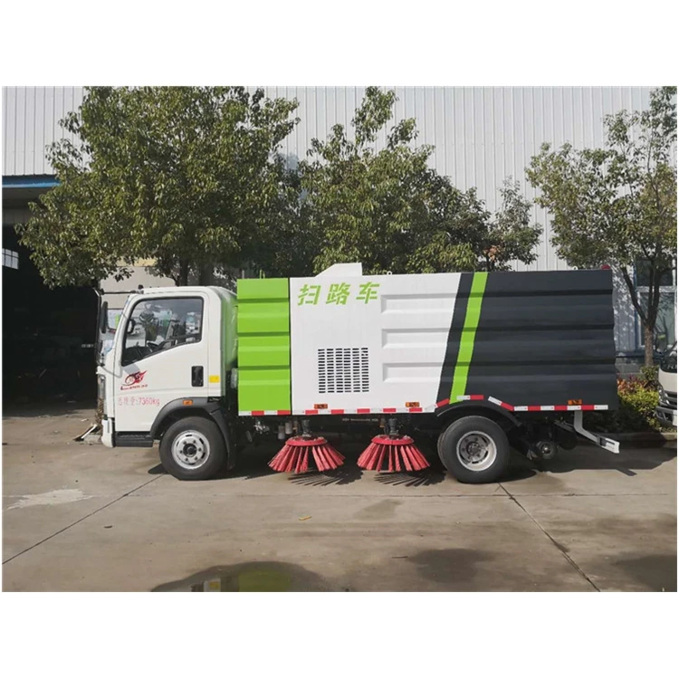 China Sinotruk Howo Homan road sweeper truck 6m3