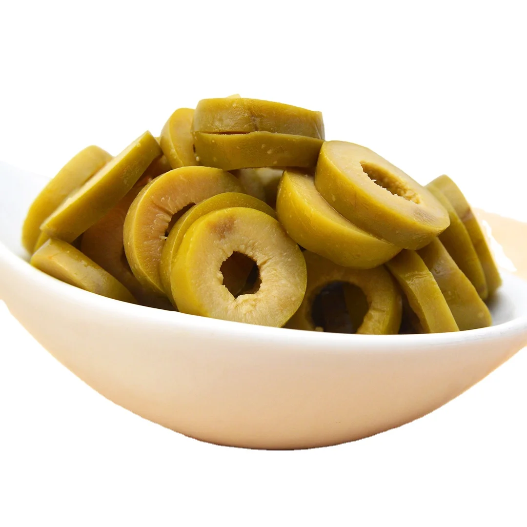 
 Зеленые оливковые нарезки  