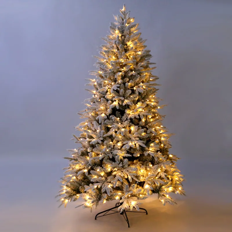 A87 Luxury 120cm-240cm Encrypted Flame Retardant Artificial Christmas Tree Decorations Mixed PVC & PE Eco-Friendly