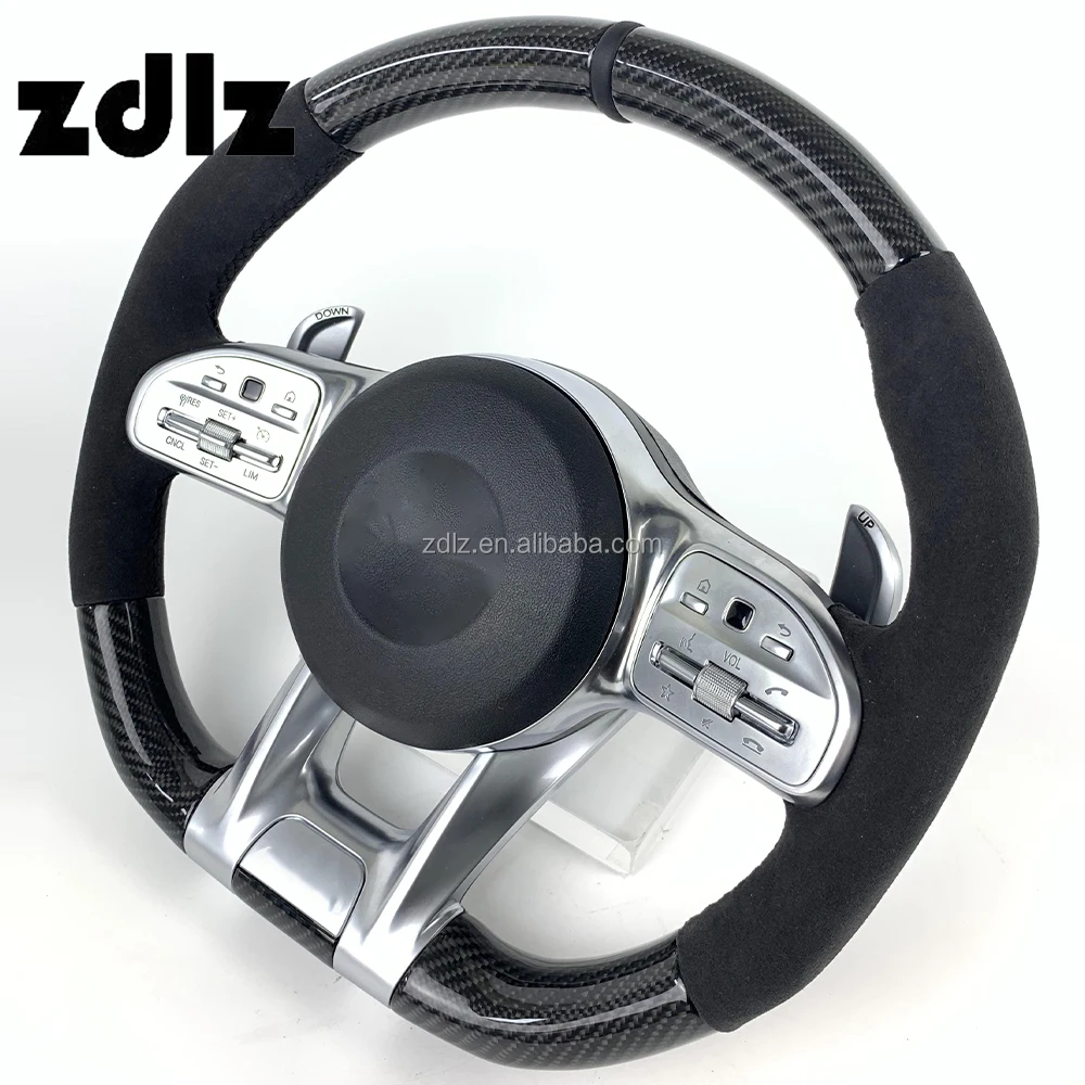 Для Mercedes Benz AMG Руль для benz W205 W213 W253 W166 W167 C63 руль из углеродного волокна настраиваемый