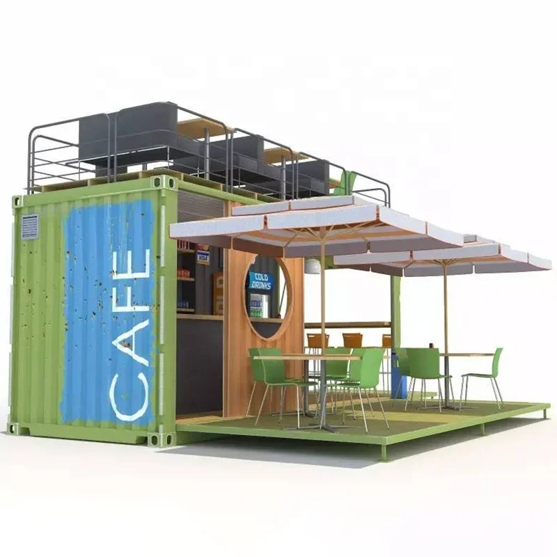 GUIZU China Factory Supply Prefabricated 20ft Mobile Shipping Container Cafe House