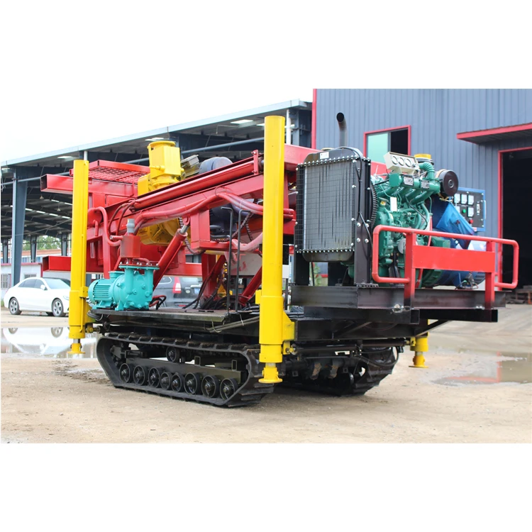 Factory Direct Price Soil Investigation Diesel Water Well Compressor Drilling Rig Machine For Sale