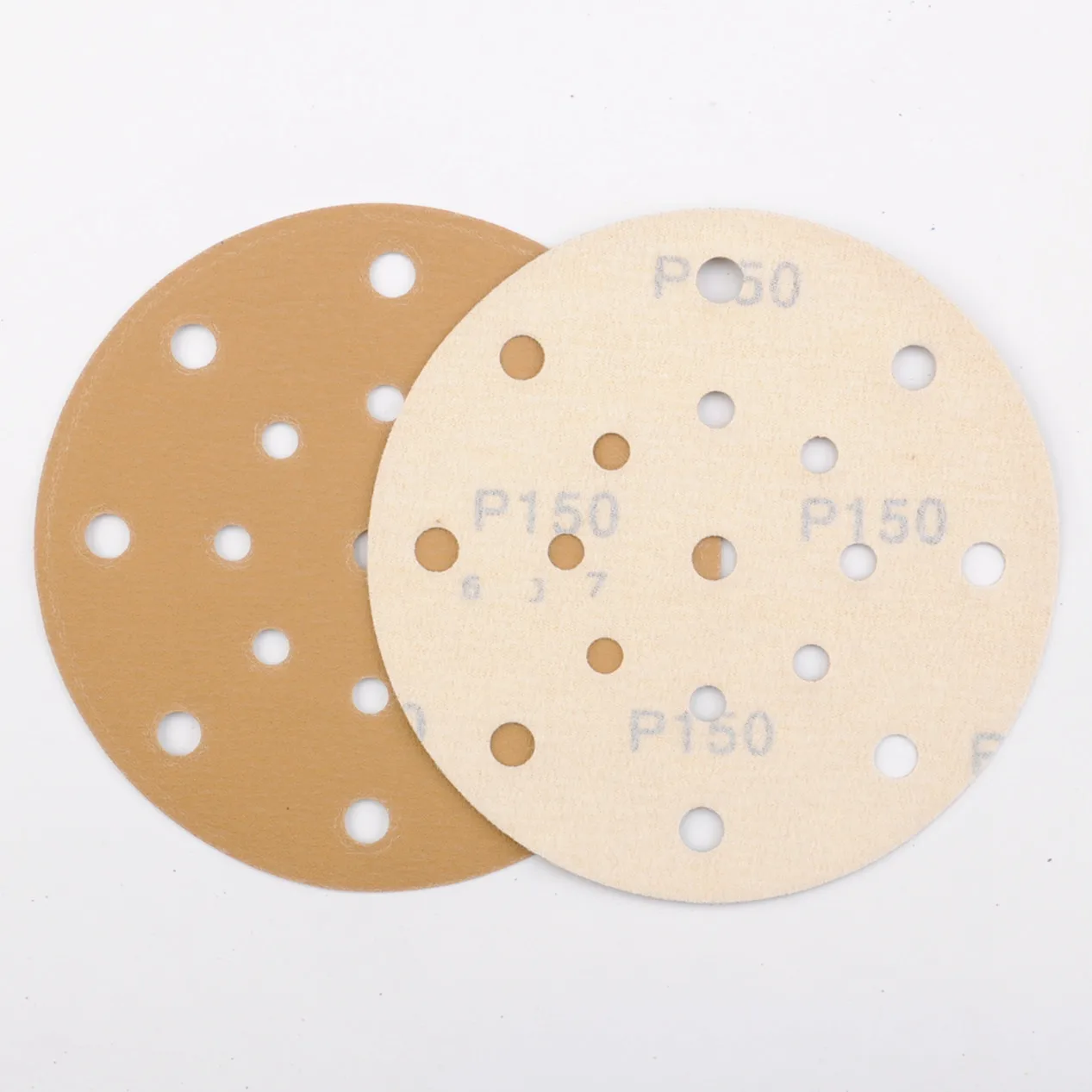 125mm abrasive aluminium oxide sandpaper disc for car and wood abrasive paper