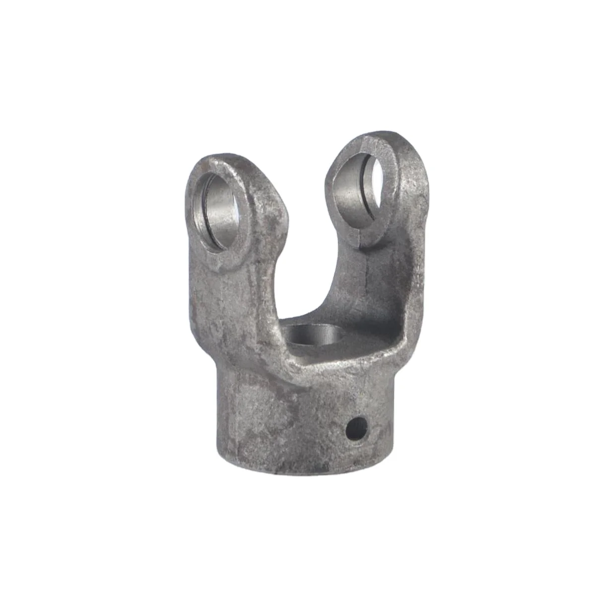 Plain Bore Yoke  agricultural machinery parts With Pin Hole Forged Tube Yoke For pto yoke assembly