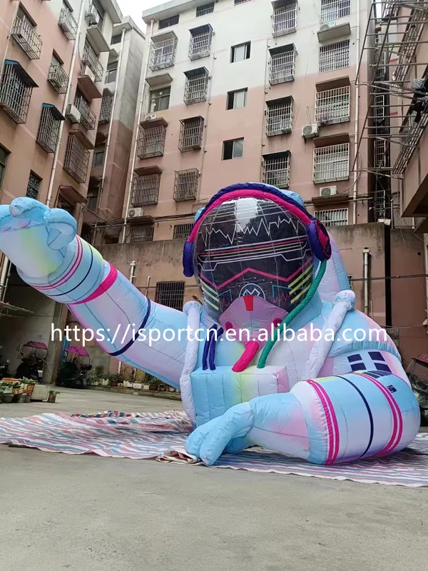 Advertising Inflatable Astronaut Mascot Space Man Model Giant Inflatable Astronaut With Led Lighting