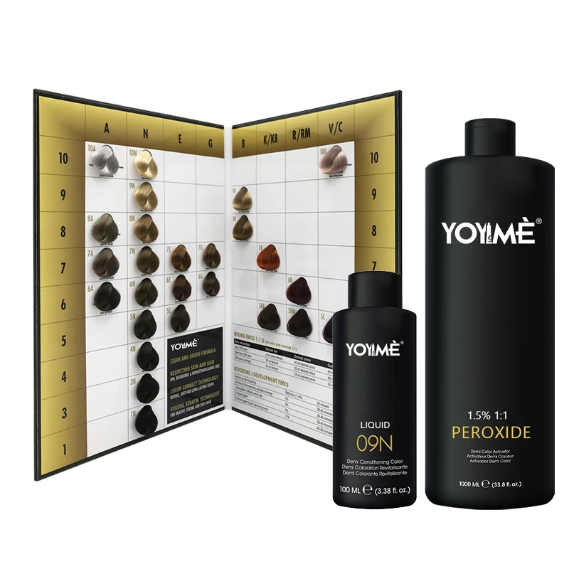 Add Your Logo Professional Liquid Any Shades Demi Permanent Hair Color Dye