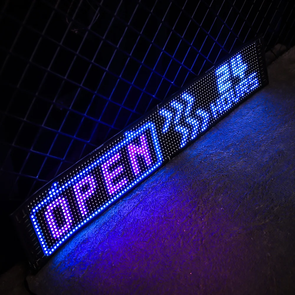 Advertising Back Window Flexible Led Display LED Matrix Pixel Panel Smart for Car Stores Parties Bars