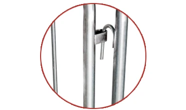 Factory Wholesale High Quality Steel Portable Safety Barriers with detachable feet