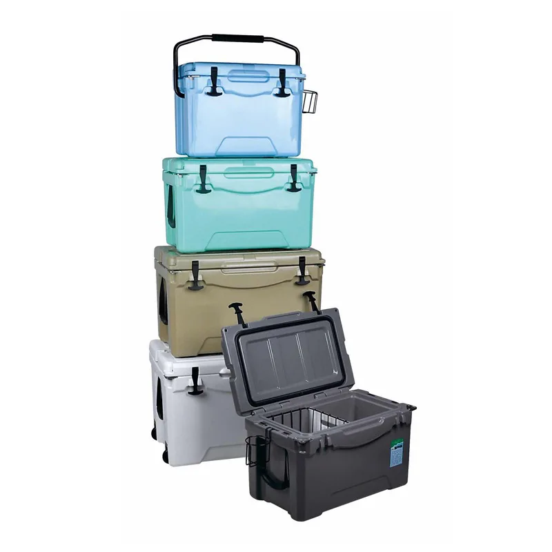 Ice 27 14 26 45 L Wheeled Durable Food Grade Materials Long Time Insulation Portable Beer Cooler Box