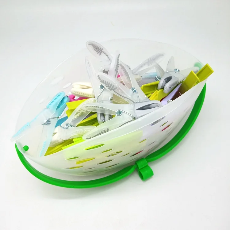20pcs Plastic Clothes Pegs Laundry Clothespin Clothes Pins Storage Organizer Quilt Towel Clips Spring With Basket Cabides Hanger