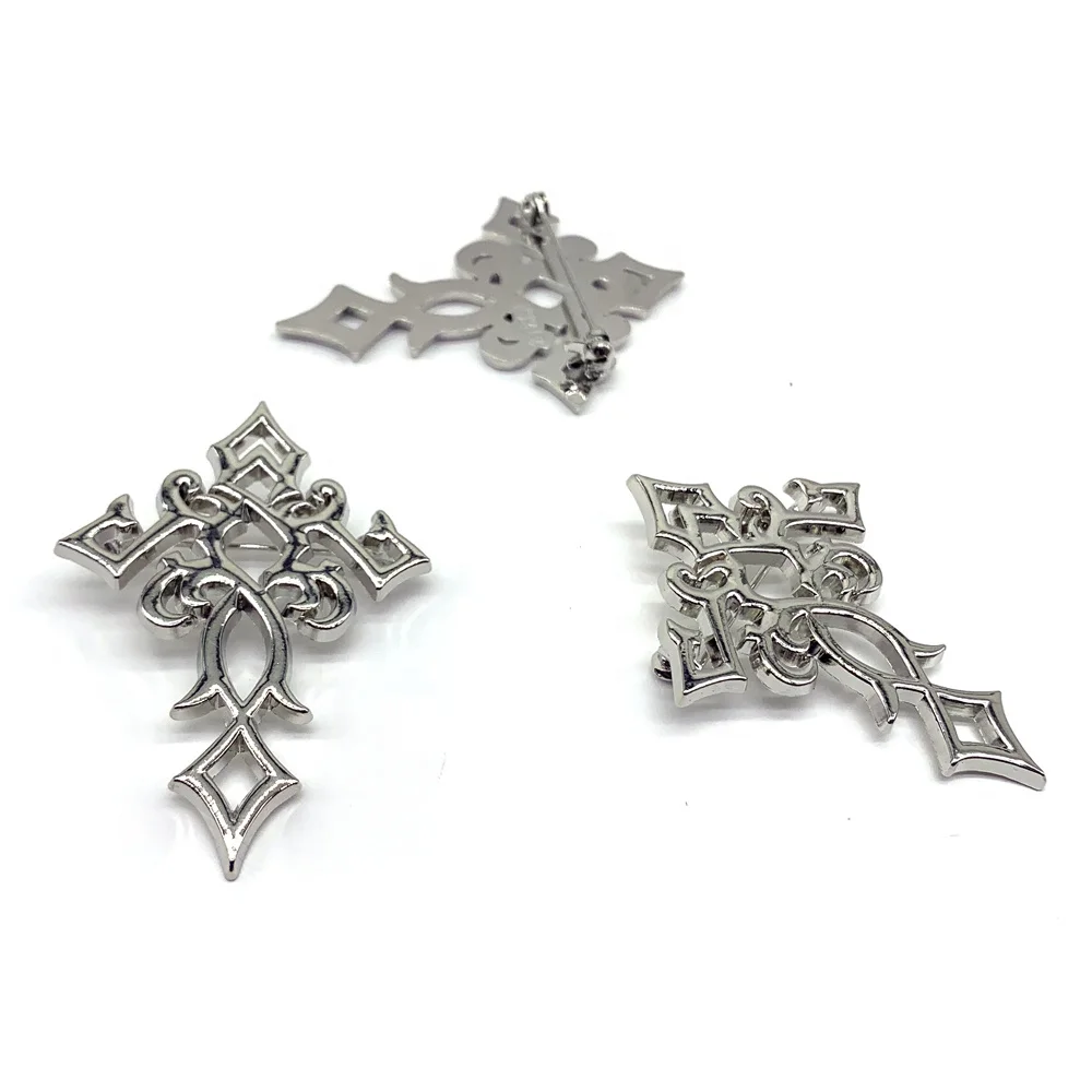 Винтажные высококачественные классические модные броши из цинкового сплава с дизайном на заказ, металлические булавки для мужского костюма