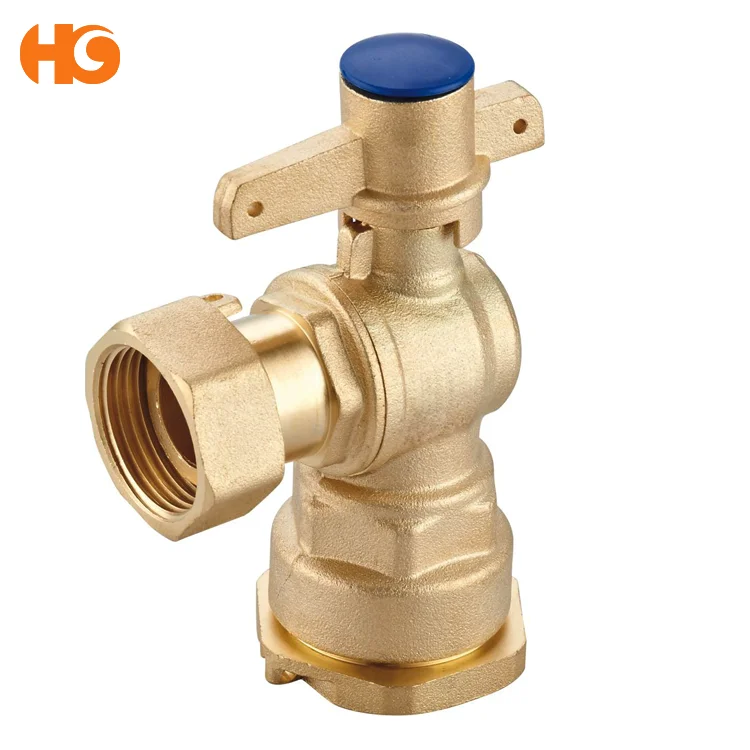 
Wholesale factory price brass water meter valve with brass handle from Yuhuan Taizhou 