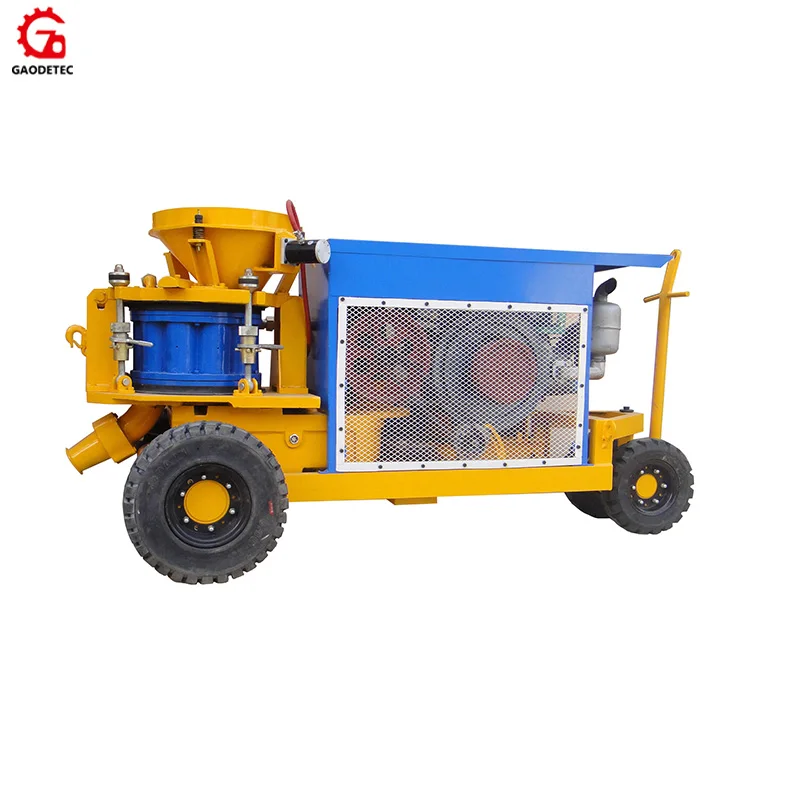 First Class dry shot crete machine make india for slope