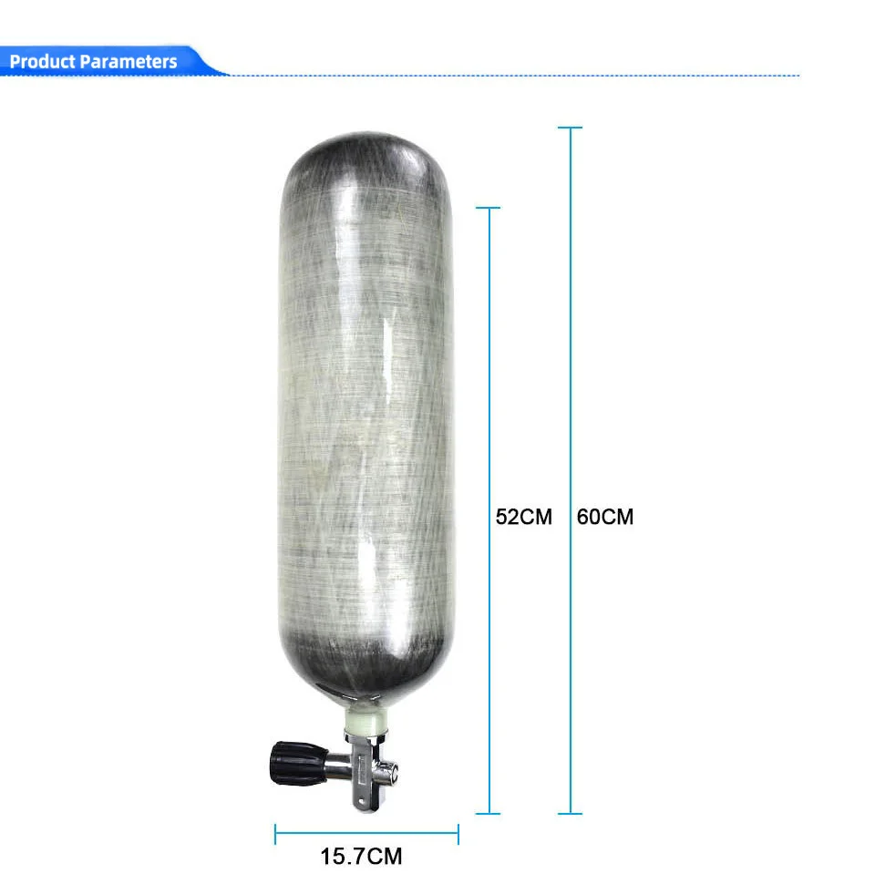 OEM Factory Customize Diving Breathe Underwater Set Bottled Air Cylinder Diving Tank