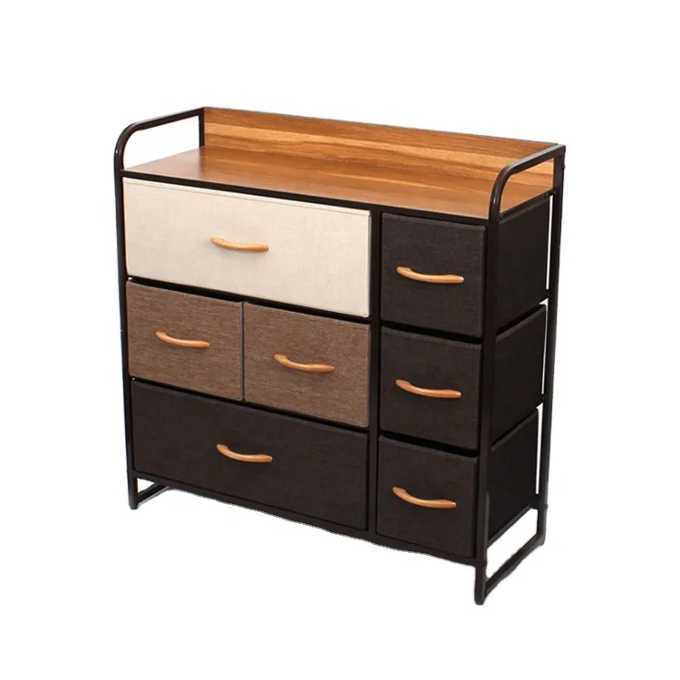 Modern Simple Design Storage Cabinet Dressers 7 Drawers Home Office Bedroom Furniture lounge antique Chest of White Drawer