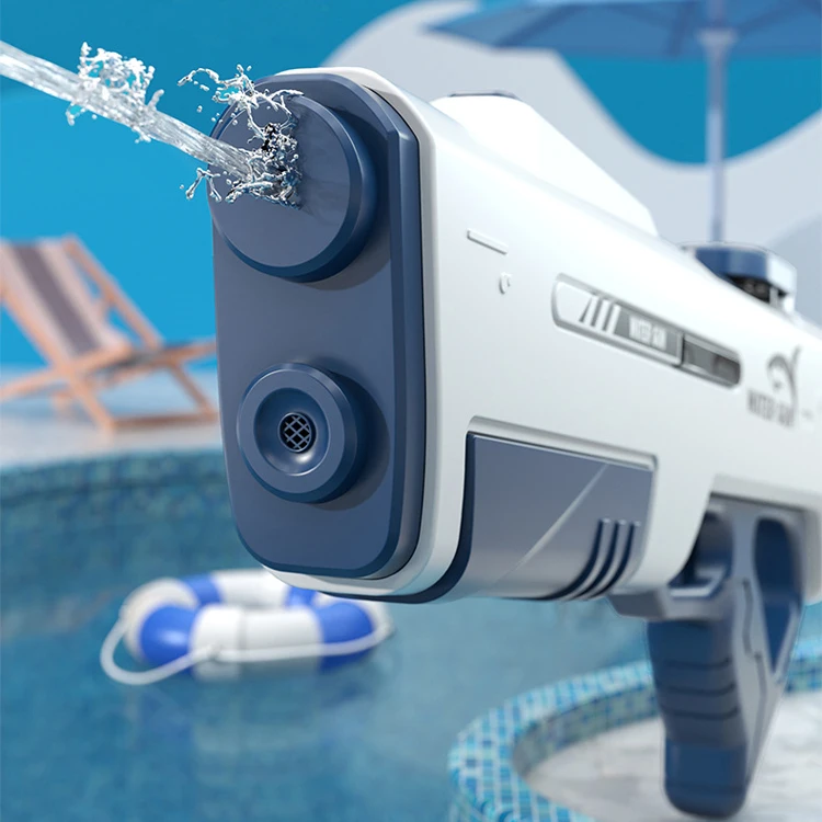 Automatic Water Gun Summer Beach Pool Backyard Outdoor Toys Water Blaster Powerful Electric Water Squirt Gun