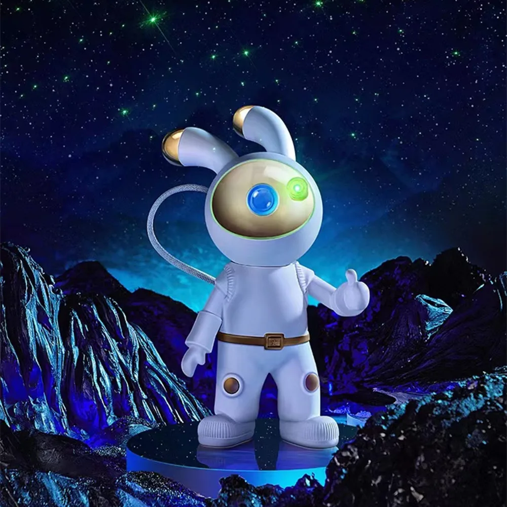 Multi-color Ocean Wave Rotatable Cute Rabbit Star Projector Galaxy Light Projector for Home Theater Party