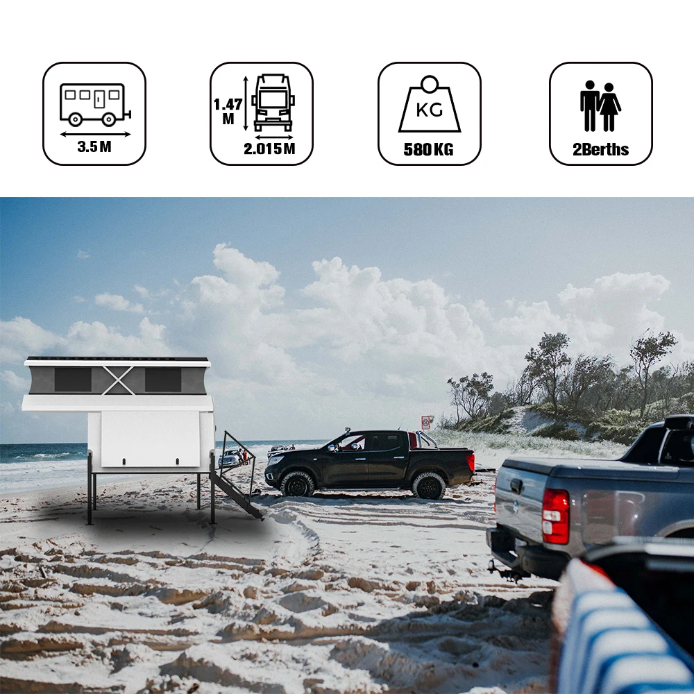 Ute camper canopy pop up camper pick up truck tent camper outdoor camping pickup truck bed caravan