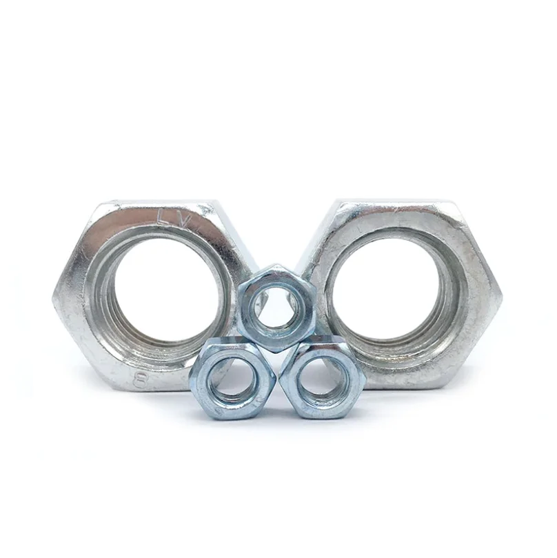 Manufacturer DIN934 Grade 8.8 Carbon Steel Hexagon Nut Black Finished Hex Nut