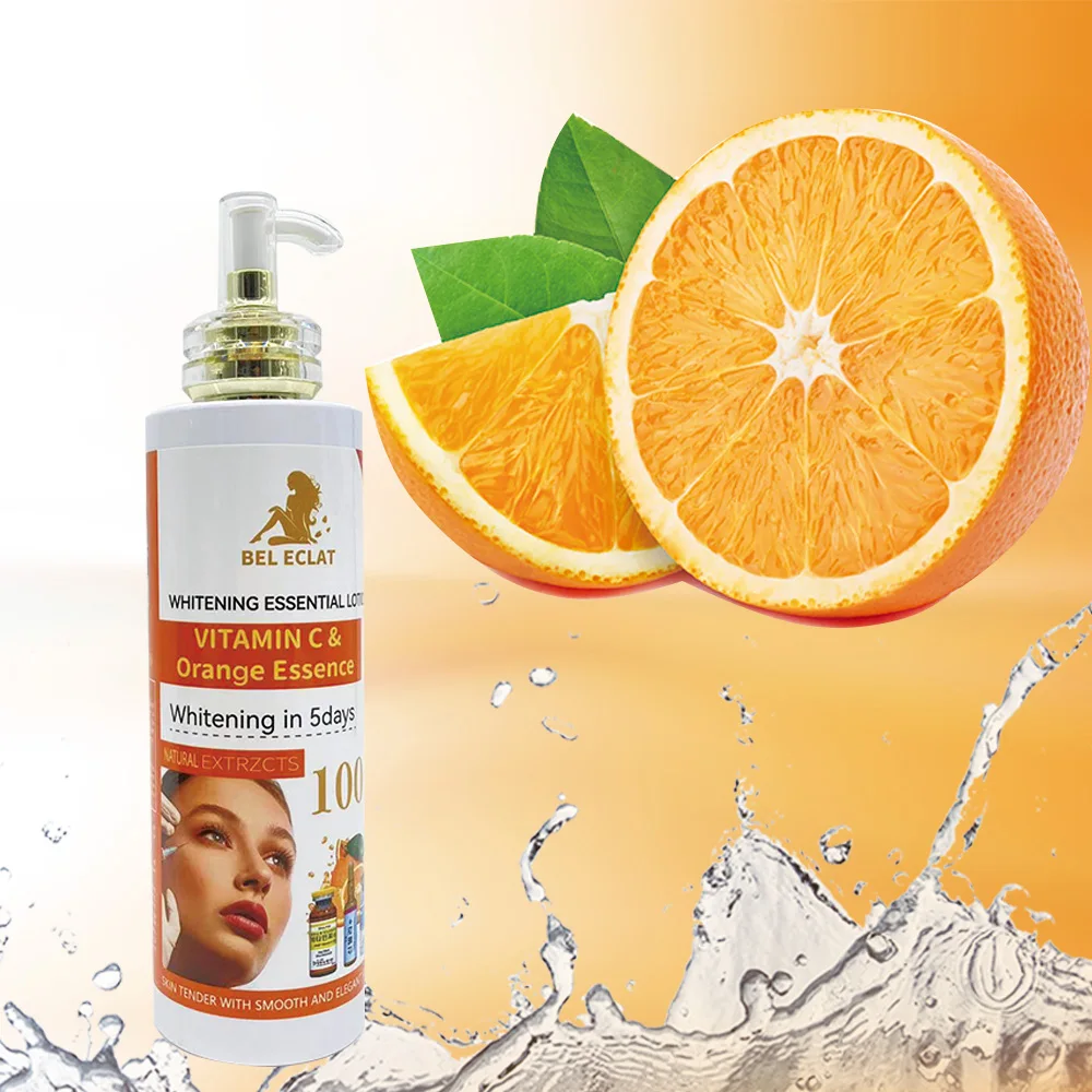 Concentre  Free design OEM/ODM vitamin C Orange natural Extract whitening skin care set  whitening  Serum Face cream
