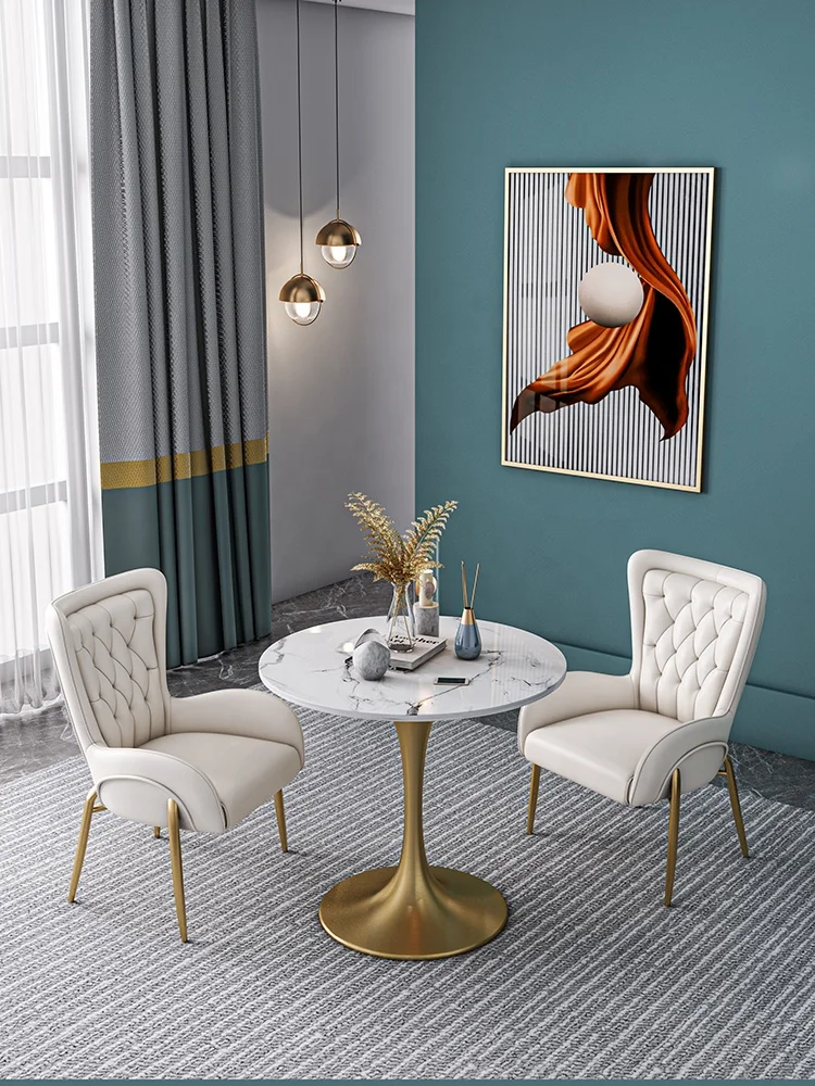 Modern Design Cafe Restaurant Hotel Luxury Office Furniture  Lazy Soft Relax Grid Fabric Sofa Chair Single