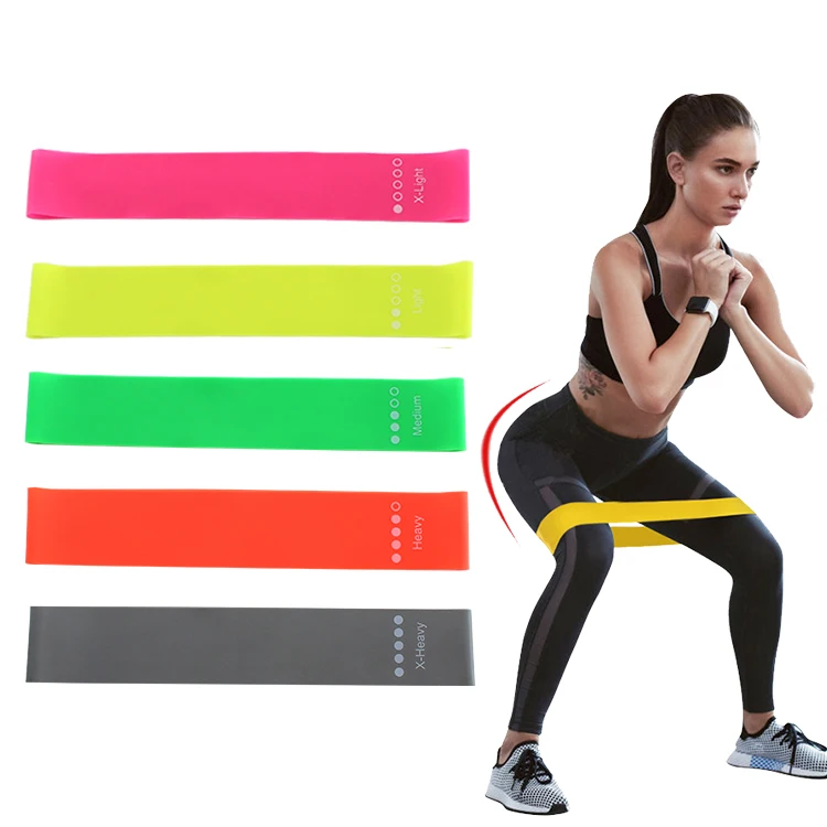 Factory  directly 1.4mm thickness latex loop elastic band Bodybuilding Home Fitness Strength mini circular Resistance Bands Set