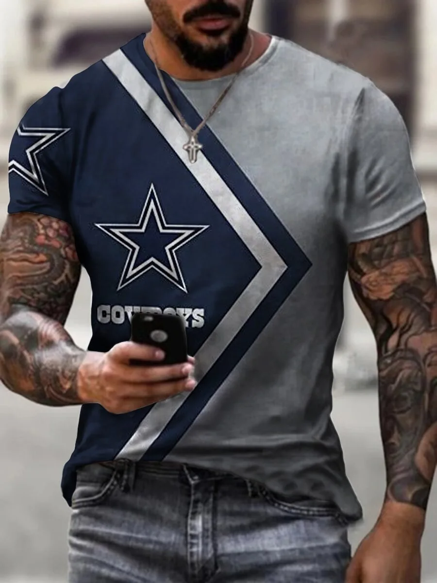 America Summer New Men T Shirts Fashion Oversize Loose Clothes Vintage Short Sleeve Printed O Collared N F L T-shirt