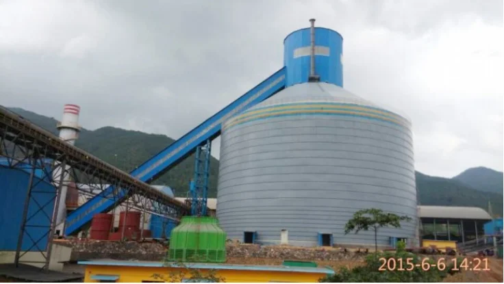 10000 tons of cement steel plate silo large bone silo 50000 tons of fly ash clinker silo