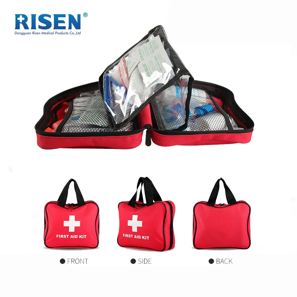 
Risen 100 Pieces Office Home Outdoor China Industrial First Aid Kit For Workplace 