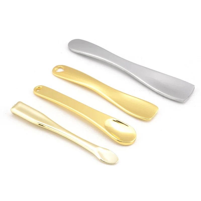 Высококачественные металлические инструменты для макияжа, косметическая лопатка для лица, ложка для смешивания макияжа, металлическая ложка для макияжа