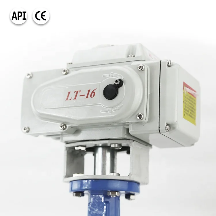 Bundor 2-10 Inch PN10/16 CF8M disc electric wafer butterfly valve