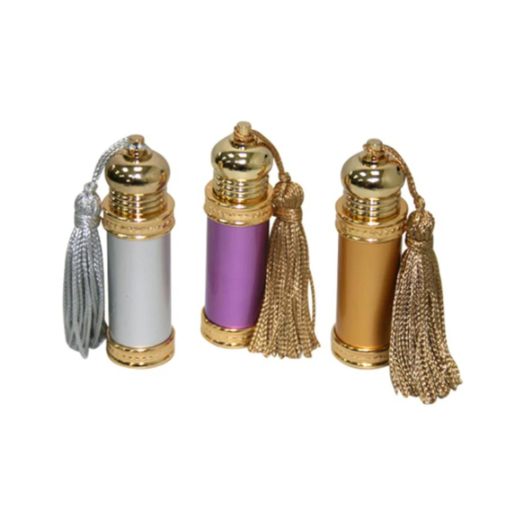 Quality Guaranteed Fashionable Glass Bottle Beautiful Perfume Oil Bottle With Fringe For Family Use