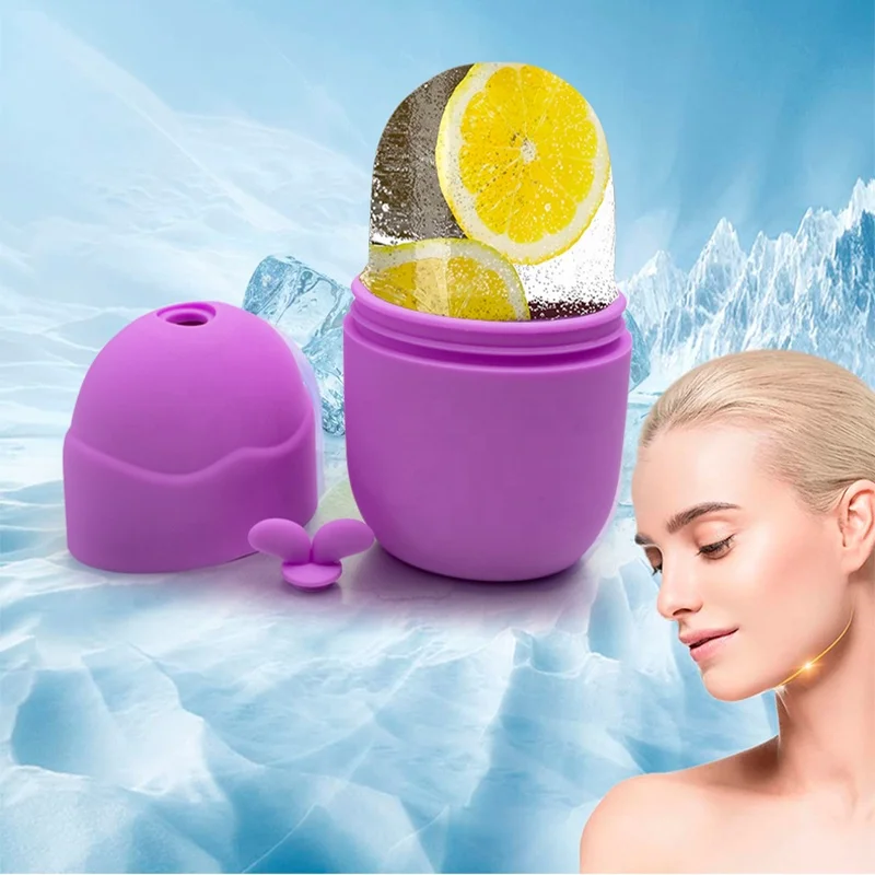 Ice Mold for Face Silicone Facial Ice Roller for Face Skin Care Beauty Stick Face Ice Mold
